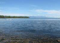 Press-conferece on the Lake Baikal