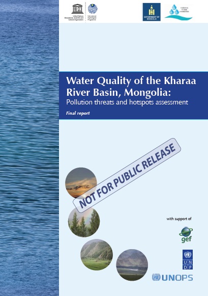 Review and rank upgrade needs for Mongolian municipalities in the Selenge River basin, including the identification of ongoing and planned water and sanitation projects, focusing on Kharaa River Basin pollution assessment 