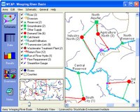 Setting up the model of pollutants transport and water balance in the Baikal Basin